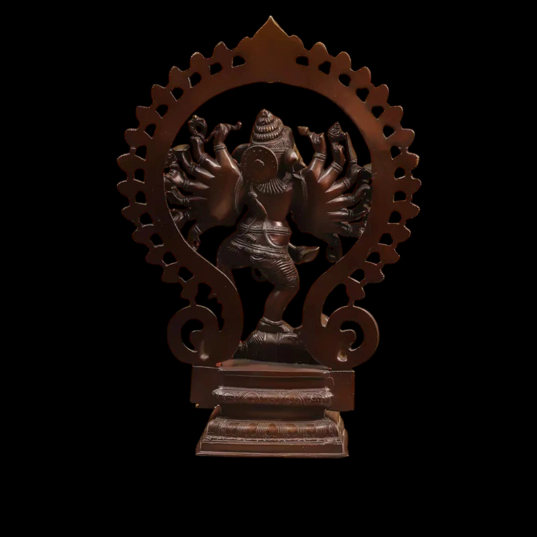 BRASS NATARAJA GANESHA IDOL HEIGHT 22 INCHES - Image 4