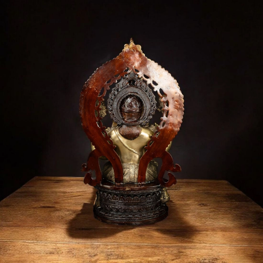 26" inches Ganesha Brass Statue, Brass Ganesha Statue Large, Ganesh Brass Idol, Entrance Home Decor, Ganapati Murti Indian Housewarming Gift - Image 4