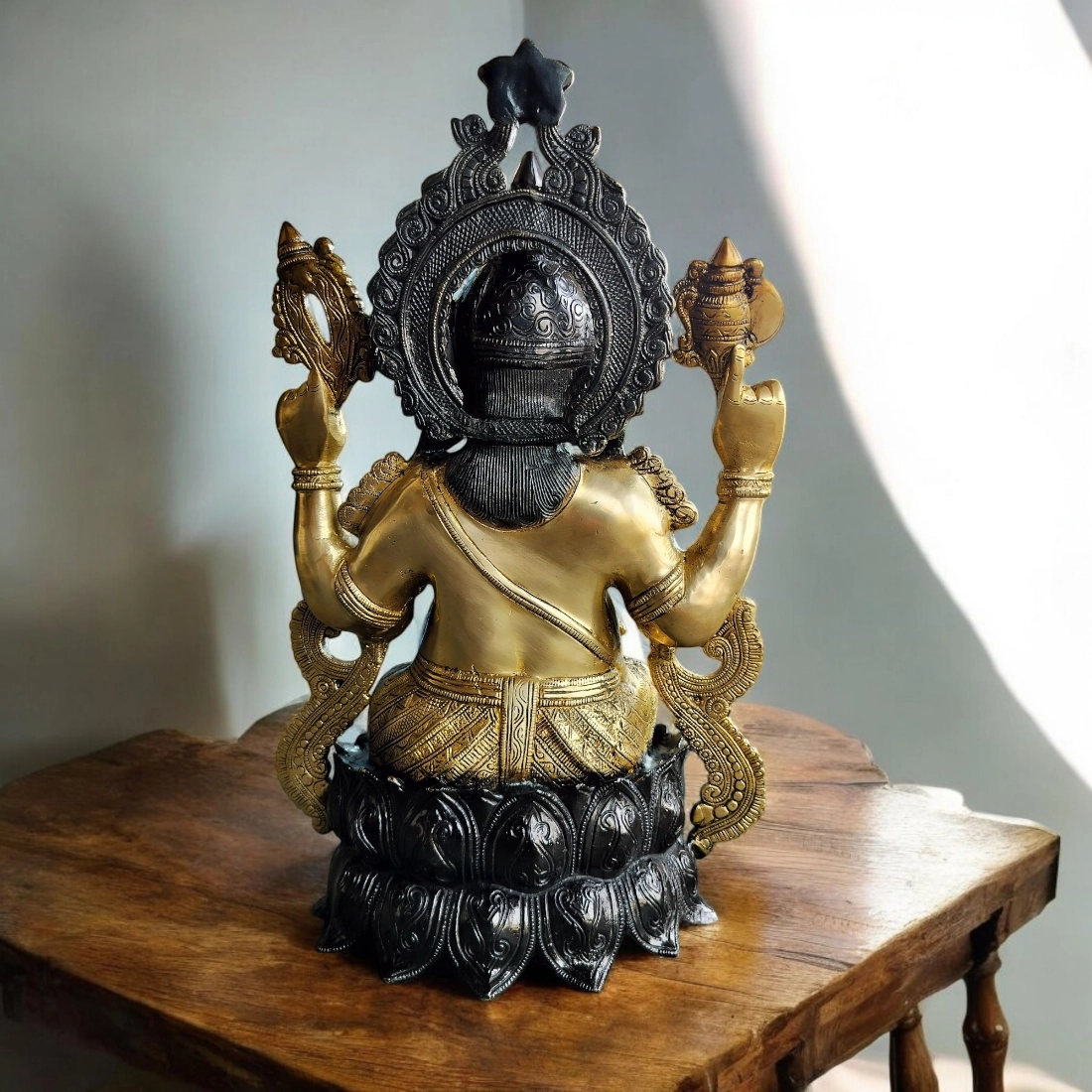 BRASS GANESHA IDOL HEIGHT 20 INCHES - Image 4
