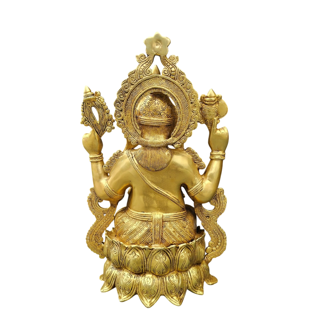 BRASS GANESHA IDOL HEIGHT 20 INCHES - Image 2