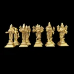 6 INCH (10 pieces set) brass Dashavatar of lord Vishnu, dashavatar Brass Statue , Home Decor Gift, Indian Brass Art, Brass God Vishnu Idols