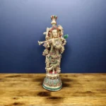 BRASS KRISHNA IDOL HEIGHT 21 INCHES